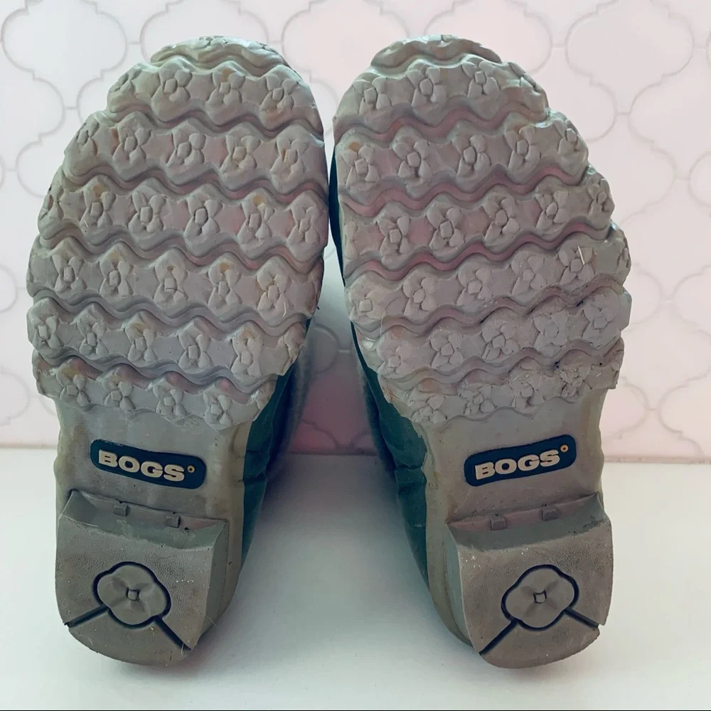 Bogs Becca Solids Waterproof Rain Boots Dive Green 6 - Picture 7 of 8